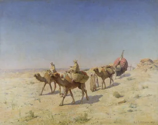 Un tren de camellos, 1899